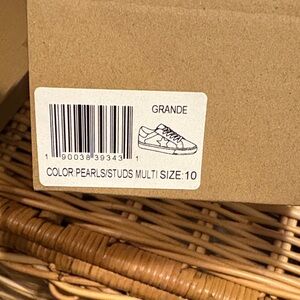 Vintage Havana Women's Sneakers - Multi with Pearls and Studs